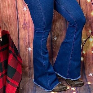 Womens Denim Bell Bottoms